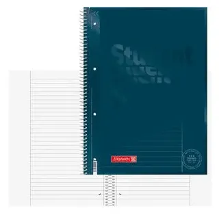 Brunnen Collegeblock Premium Student A4 liniert Blau