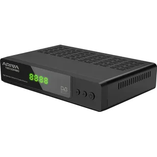 Ferguson Ariva 160 Combo FTA (Free to Air) – DVB-S2 & DVB-T2 Receiver mit Full HD, H.265 HEVC, PVR, DLNA, WebApps, USB, LAN und programmierbarer ...