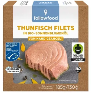 followfish Thunfisch Filets in Bio-Sonnenblumenöl