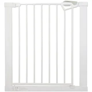 roba Türschutzgitter, Weiß, Metall Rechteckig, 82x5 cm, kinder, unisex, Kindersicherheit, Treppenschutzgitter