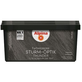 Effektfarbe Farbrezepte STURM-OPTIK anthrazit 1 L