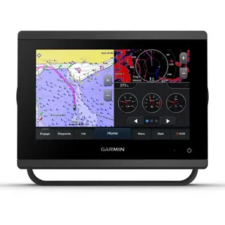 Garmin Gpsmap 723 Plotter Mit Schwinger Und Kartografie - Black - One Size