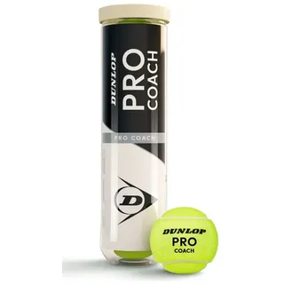 Dunlop Tennisball Pro Coach Dose 4er gelb