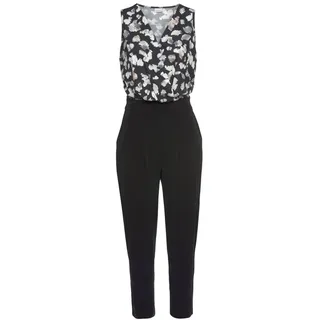 LASCANA Overall Damen schwarz-beige-bedruckt Gr.36