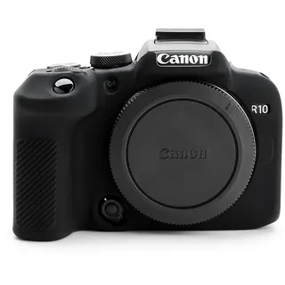 Rieibi EOS R10 Kameratasche - Silikonhülle für Canon eos R10 Digitalkamera - Schutzhülle Silikon für Canon R10 - Schwarz
