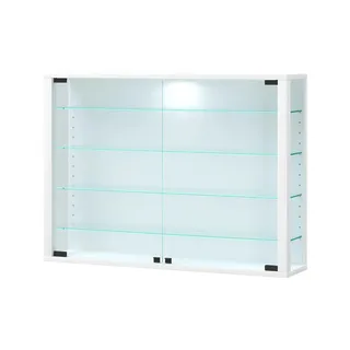 Hängevitrine  Vitrosa , weiß , Maße (cm): B: 82,6 H: 59,9