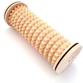 OSTENTO Massagegerät Holz | Massageroller für Rücken, Nacken, Schultern, Arme, Hüften, Beine und Füße (Maderotherapie/Holztherapie Massage) – Made in Europe (Fußmassagegerät, Foot Roller)