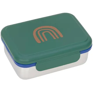 Lässig Lunchbox Stainless Steel Little Gang Rainbow green