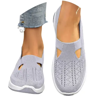 Orthopädische Schuhe Damen Wanderschuhe Damen Schuhe Sommer Leicht Weite H Vermascht Walkingschuhe Atmungsaktive Lässige Komfort Laufschuhe Bequeme Outdoor Sommerschuhe Turnschuhe Barfußschuhe - 41 EU
