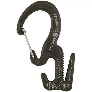Nite Ize Uni Carabiner NI-C9S-02-01 Karabiner Figure9 Small 69mm x 34mm x 8mm 1St, s, Schwarz