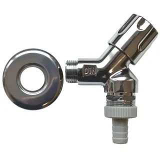 Boni-Shop® Geräte-Schrägsitzventil m. Belüfter - Comfortgriff 1/2" Poliert-verchromt