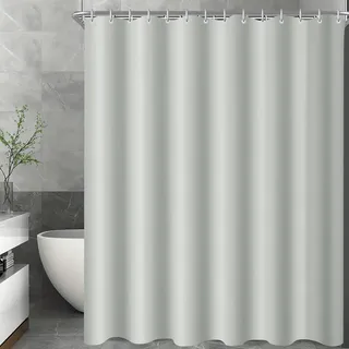 luxuskollektion Duschvorhang 180 x 180 cm grau