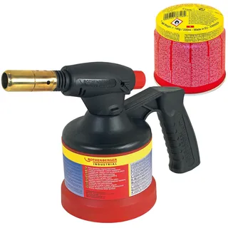 Rothenberger 1500004631 Lötlampe 1800°C inkl. Piezozünder und Gaskartusche 1 Set