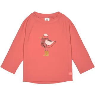 LÄSSIG Baby Kinder Schwimmshirt Badeshirt Langarm UV-Schutz/Splash & Fun Long Sleeve Rashguard Mrs. Seagull coral, 06 mo, orange, 60 g