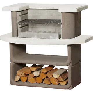 Buschbeck Grillbar Montana 110 x 65 x 101 cm weiß/braun