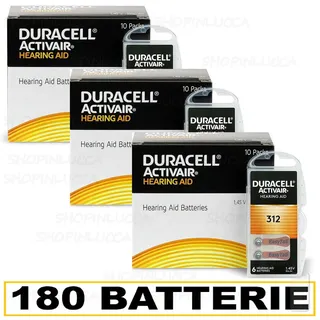 Duracell Hörgerätebatterie 312 6 St.