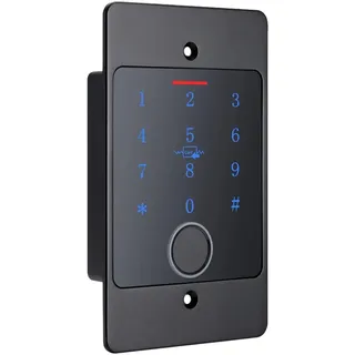 Gelikom Smart Home Codeschloss CB4 mit Fingerprint, RFID und PIN, verwaltbar mit APP (Codeschloss, Schwarz)