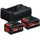 Starter-Set 2 x EXBA18V-55 + Ladegerät GAL 12V/18V-80