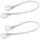 ganter norm Halteseile Edelstahl oder Ösen 111 2-500-C-TR