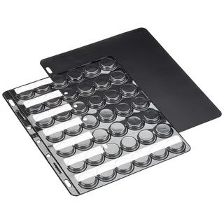 leuchtturm gmbh Champagnerdeckel Sammelalbum. 5er Pack Kunststoffhüllen COMPART inkl. 5 schwarzer Zwischenlagen