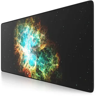 CSL - XXL Speed Gaming Mauspad Titanwolf 900 x 400mm - XXL Mousepad - Tischunterlage Large Size - verbessert Präzision und Geschwindigkeit
