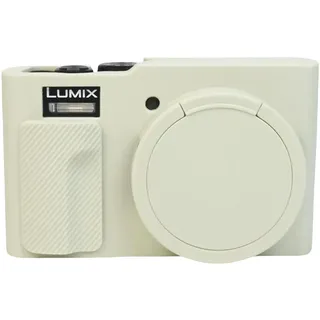 TZ99 Schutzhülle, weiches Silikon, ultradünn, leicht, für Panasonic Lumix DC-TZ99 Kamera, gebrochenes Weiß