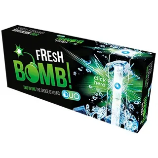 Fresh Bomb Menthol Click Hülsen mit Aromakapsel 10 Boxen (1000 Hülsen)