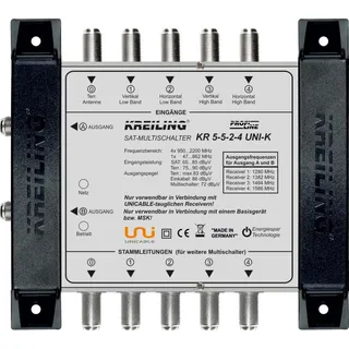 Kreiling Tech. Unicable Multischalter KR 5-5-2-4 UNI-K