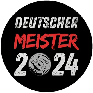 speecheese Magnet mit Flaschenöffner Leverkusen Meisterschale rund mit | Deutscher Meister 2024 Fußball Trophäe NRW Meisterschaft Gewinner und Sieger für