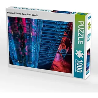Calvendo Puzzle Dortmund, Kokerei Hansa, Extra Schicht 1000 Teile Lege-Größe 64x48cm Foto-Puzzle für glückliche Stunden