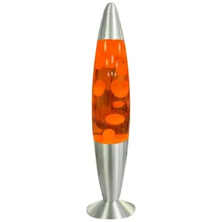 Blulaxa Lavalampe Weiß/Orange