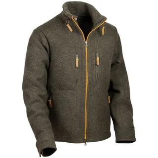Steinkauz Herren Kragenhuber Lodenfleecejacke - XXXL - schiefer