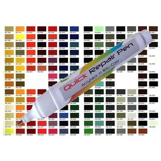 Quick Repair Pen Reparaturlackstift Acryllack RAL-/NCS-Wunschfarbe 10ml