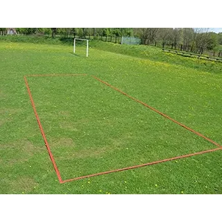 Marko II - Badminton Court Linien 13,4 x 5,6m - breite 4cm Spielfeldmarkierung Verstellbares Einzel-Doppelspiel Spiel