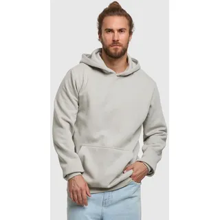 lässiger URBAN CLASSICS Herren Hoodie Rippbündchen Kapuze 270 g/m2 Grau - XXL