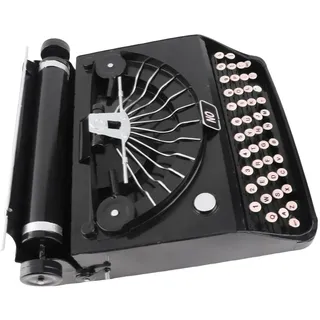 Thonlai Antikes Schreibmaschinenmodell, Vintage-Miniatur-Schreibmaschine aus Eisen für Heimbüro-Dekoration, mit Handpoliertem Retro-Design für Geschenke, Besondere Anlässe