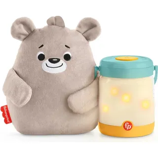 Fisher-Price GRR00 Bärchenbaby-Kuscheltier, Nachtlicht, Sternen-Projektion