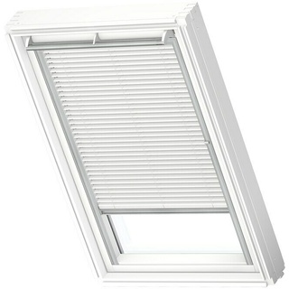 Velux Dachfenster-Jalousie PAU 608 7001  (Farbe: Weiß - 7001, Farbe Schiene: Aluminium, Manuell)