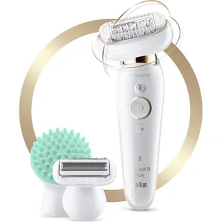 Braun Silk-épil 9 Flex 9020 weiß/gold