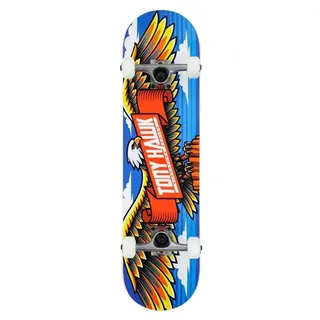 Tony Hawk Skateboard Komplett Entry Level Professionelle Anfängerserie Tony Hawk (Wingspan Blue, 8,0 Zoll)