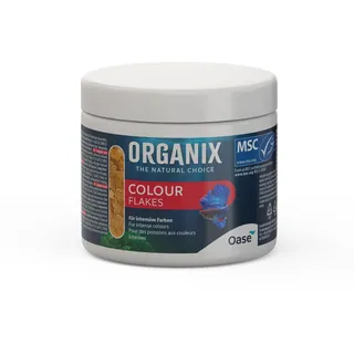 OASE ORGANIX Colour Flakes 175 ml - Flockenfutter Aquarium, abwechslungsreiche Ernährung für Aquarienfische, Hauptfutter für Zierfische