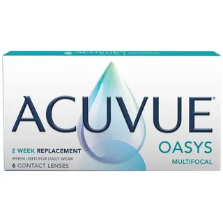 Acuvue Johnson & Johnson Acuvue Oasys Multifocal (6er Packung) 2-Wochen-Linsen (-2.5 dpt und BC 8.4) mit UV-Schutz