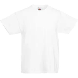 Fruit of the Loom Kinder Original T Kids T-Shirt 61-019-0 white 128