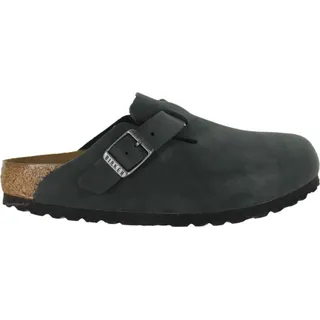 Birkenstock Boston Nubukleder geölt schwarz 38