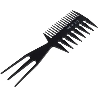 Schwarz Afro Kamm African American Pick Kamm Haarkamm Frisierbürste Styling Tool Multifunktional Kamm für Salon Barber tragbar und nützlich