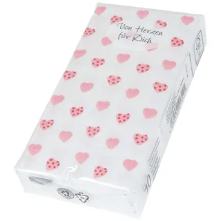 °* Papiertaschentücher, 10er-Pack, 4-lagig (von Herzen)