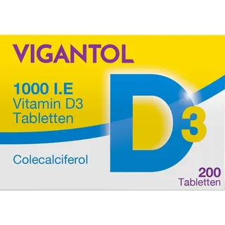 VIGANTOL 1.000 I.E. Vitamin D3 Tabletten 200 St.