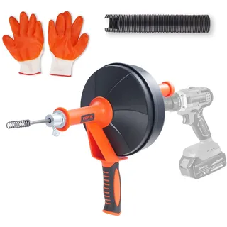 Vevor Rohrreinigungsspirale 0,6x762 cm