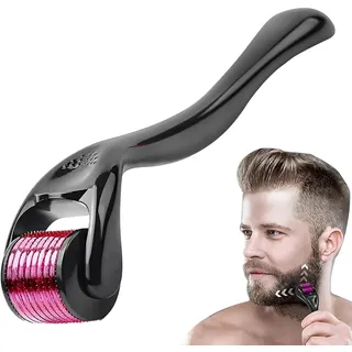 Microneedling Roller 0,5mm mit 1,0mm, Micronadeln Derma Roller für Gesicht und Körper, Narbenroller, Große Poren, Effektiv Gegen Falten, Haarverlust, Narben, Anti-Aging