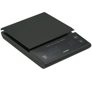 Barista-Waage VSTW-3000 Black Drip Scale Wide V60 mit Timer von HARIO